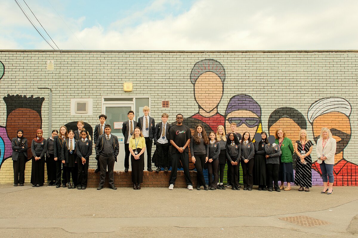 Cathays High mural