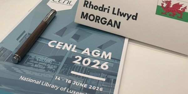 Llyfrgell Genedlaethol Cymru’n Ymuno gyda Rhwydwaith Llyfrgelloedd Ewropeaidd