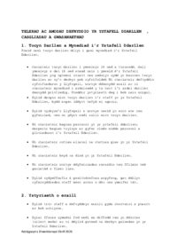 Telerau ac Amodau Darllen (Ebrill 2026)