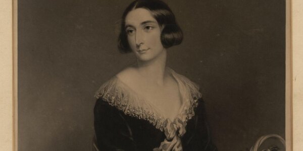 Darlun o'r Fonhesig Charlotte Guest