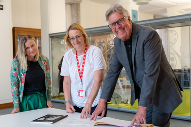 Arfon Haines Davies presenting rare cartoons by renowned portrait artist David Griffiths 