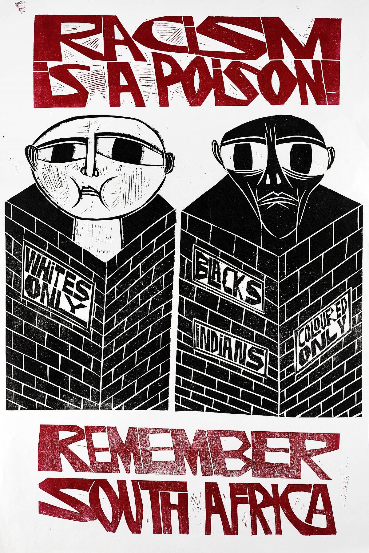 Racism is a Poison print