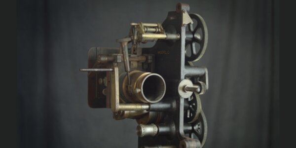 A cropped close-up of the Wrench Model C projector mechanism referred to in the blog.