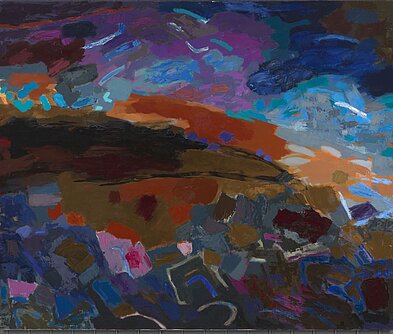 'Tân', 1993, (Olew ar gynfas/oil on canvas)