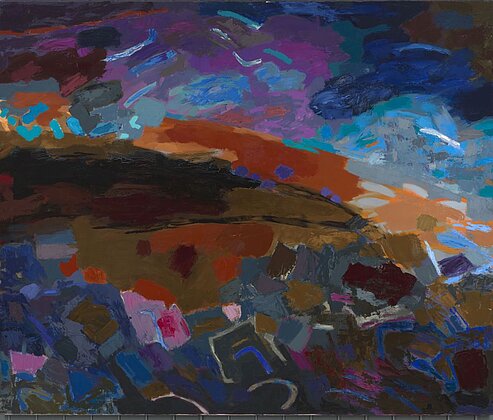 'Tân', 1993, (Olew ar gynfas/oil on canvas)