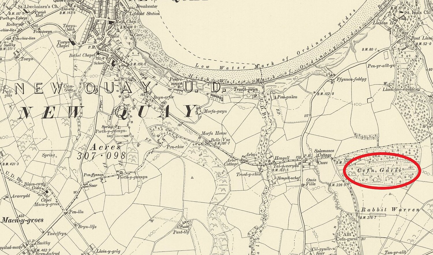 Cefn Garsi Map