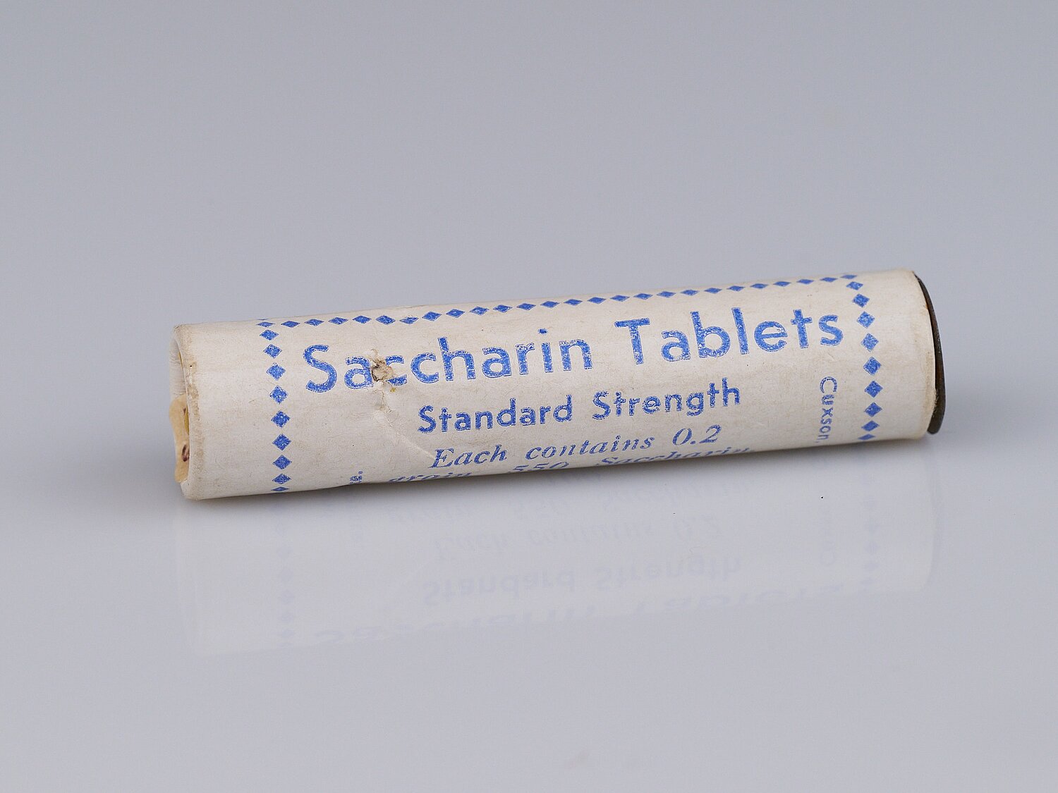  Saccharin tablet tube, 1942