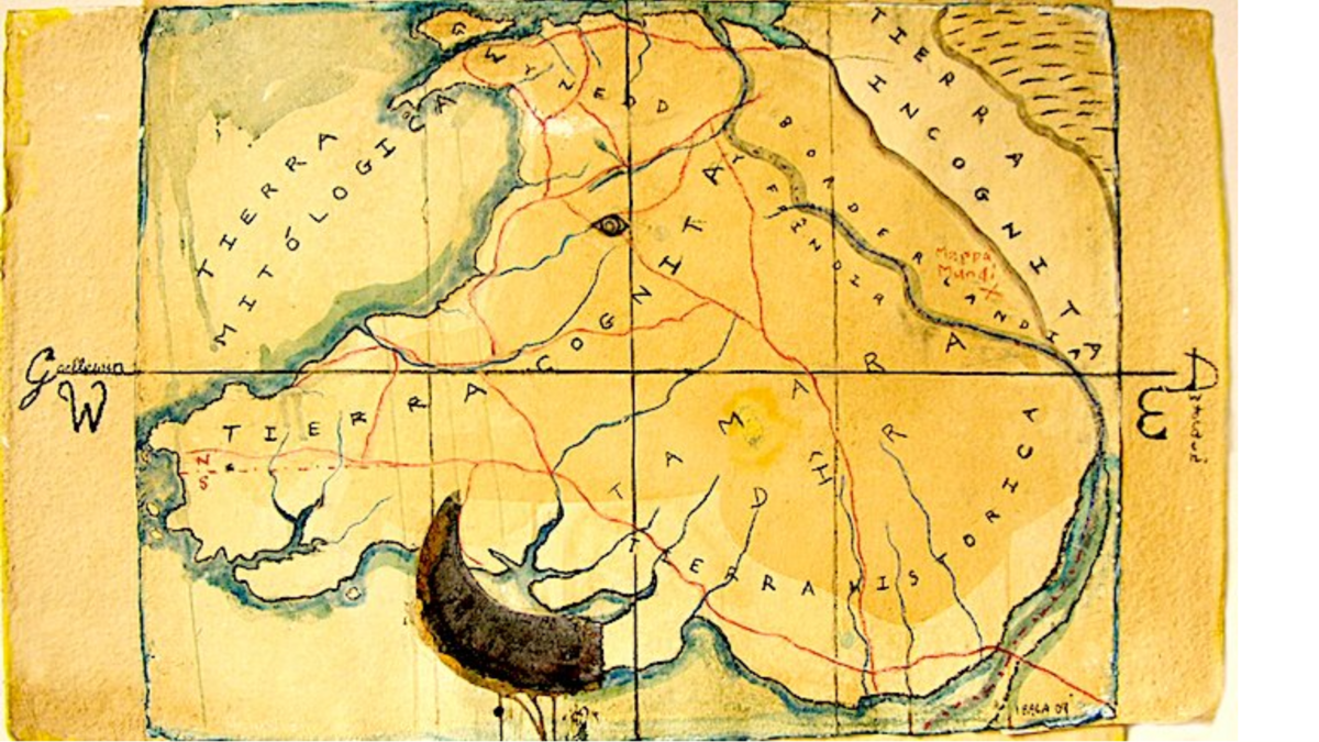 Map o Gymru ar ffurf baedd (twrch)