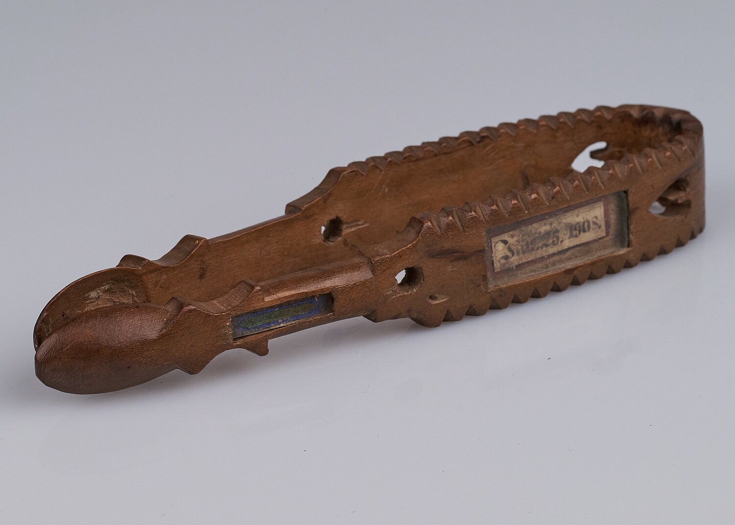 Wooden sugar tongs