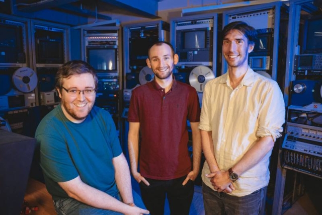 Tape Team - Dan Evans, Glyn Richards, Martin Edwards h