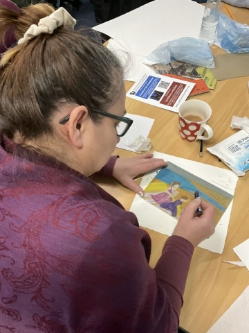 Ail-greu un ar y gwaith celf h