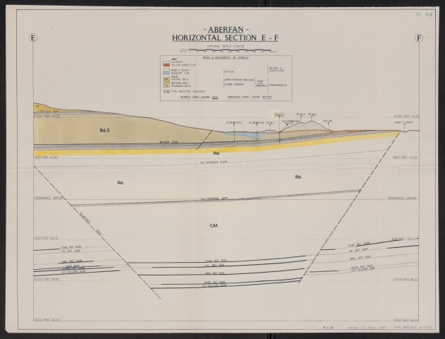Adran Llorweddol Aberfan E-F cc-no