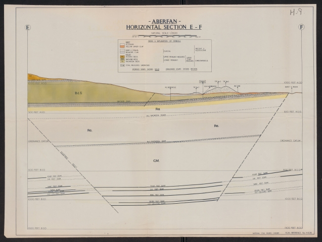 Adran Llorweddol Aberfan E-F (Fersiwn Arall) cc-no